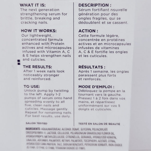 ⭐4/$15 Sally Hansen Treatment, Hard as Nails Vitamin Strength Serum - Picture 3 of 7